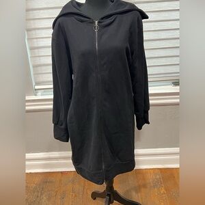 Dress blank black sweater dress